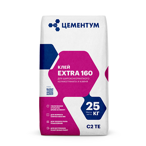 Клей EXTRA160 C2 TE ГОСТ 31357-2007 - 25 кг
